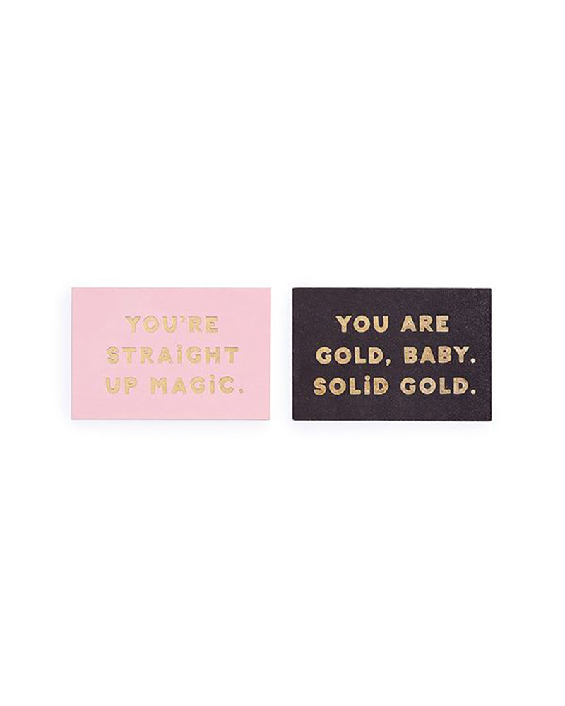 Compliment Card Set, You Are Gold