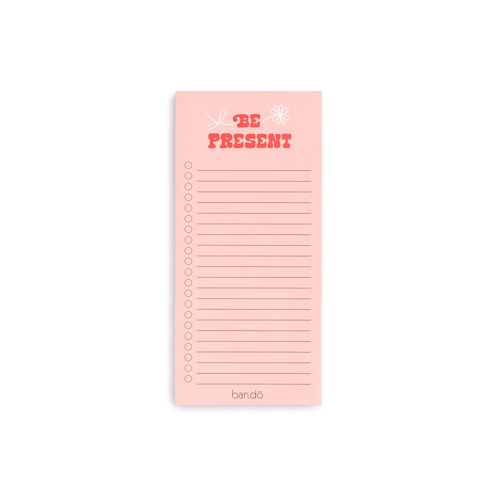 TAKE NOTE! MAGNETIC NOTEPAD - BE PRESENT